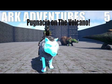 ARK Pugnacia Adventures #5 - Glacial Direwolf Tame and Phiomia's MASSIVE POOP!