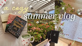 a summer comfort vlog 🌿🍓