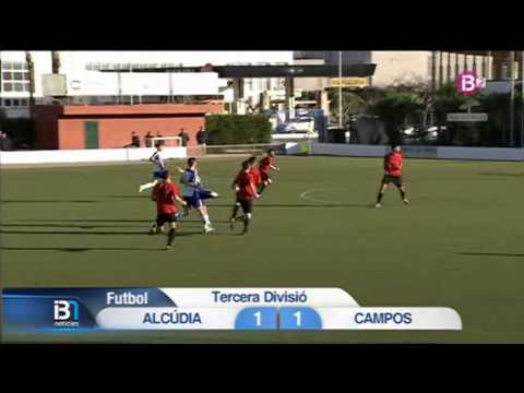 Gol Romero. UE Alcudia 1 - CE Campos 1. Tercera división balear 14/15