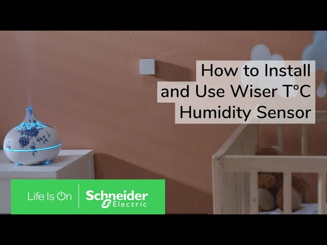 schneider electric Temp/fuktighetssensor wiser