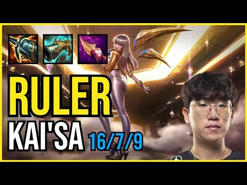 RULER - KAI'SA vs. XAYAH ADC | KR GRANDMASTER | PATCH 10.25