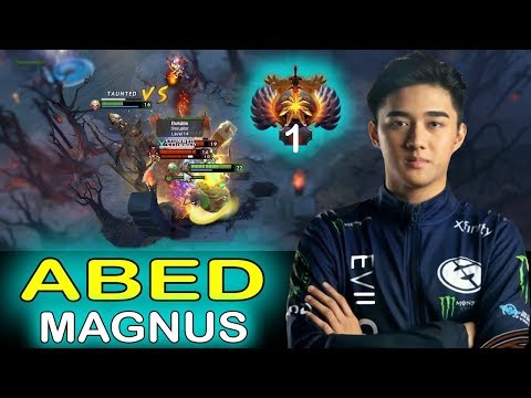 Rank 1 Immortal "ABED" with his MAGNUS - Dota 2 DOTA 2