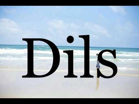 How To Pronounce Dils🌈🌈🌈🌈🌈🌈Pronunciation Of Dils