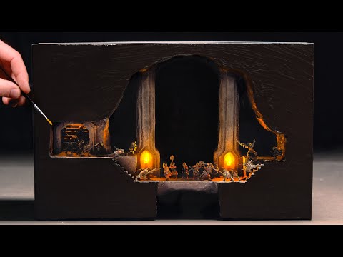 Final Stand In the Mines of Moria Diorama
