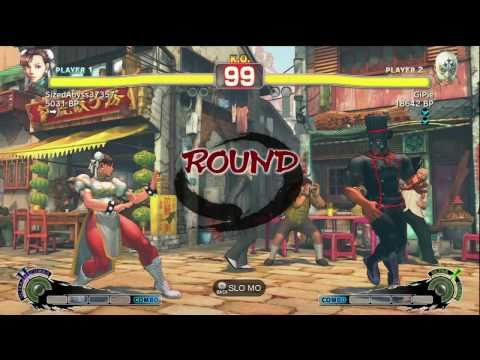 GiPie [Fuerte] vs SizedAbyss [Chun] SSF4 Japanese Online Ranked Matches - TRUE-HD