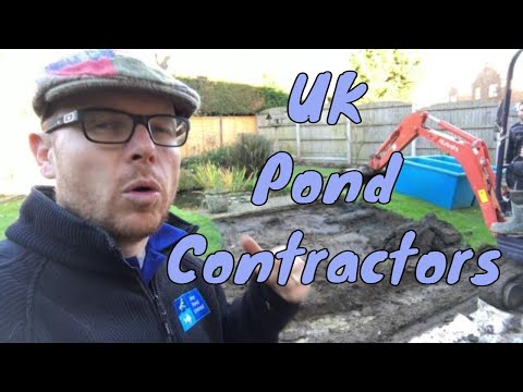 Building a Negative Edge Pond - Pond Construction | UK