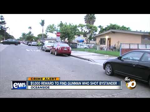 $1,000 reward to find gunman who shot bystander