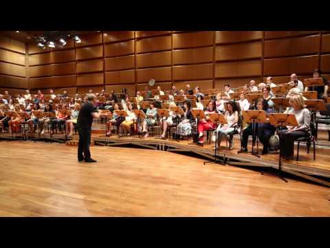 In prova: Orff, Carmina Burana - Coro dell'Accademia di Santa Cecilia