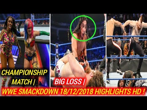 WWE Smack down live 18/12/2018 highlights | smackdonlive today highlights | smackdonlive full show