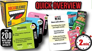 Vocabulicious Quick Overview