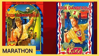 Rick Dangerous & Rick Dangerous 2 - Commodore 64 Marathon - Both Games Longplay - (C64)