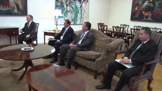 Minister of Foreign Affairs receives the Deputy Assistant Secretary of Defense of the USA