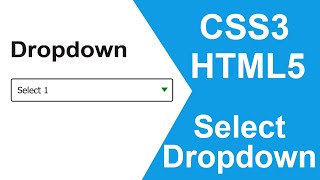 How to create custom Select Dropdown using CSS | Select Dropdown custom design using css