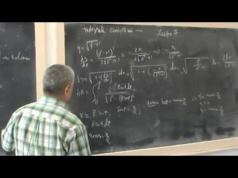Lectia 7-  Calculul lungimii unui  arc de cerc - Integrale curbilinii
