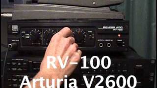Video thumbnail for Roland RV-100 Vintage Spring Reverb with Arturia V2600 Review Demo by WayneJoness