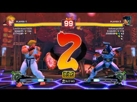 SSF4 AE 2012: LeviStrauss1829 (Ken) vs followupURSF (Dictator) - Xbox Live Ranked Match