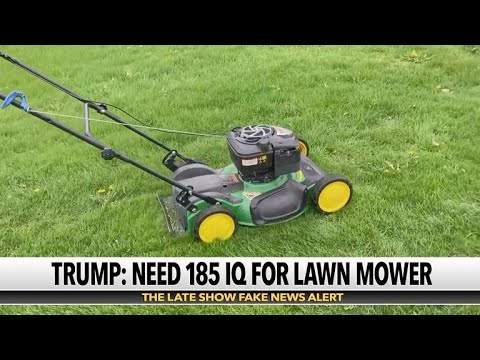 ドナルド・トランプ氏専用の芝刈り機が登場 (Donald Trump Gets His Very Own Lawn Mower)