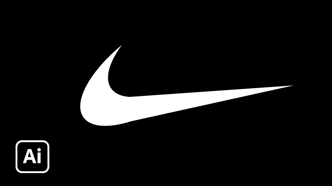 Nike Logo Design In Adobe Illustrator #shorts