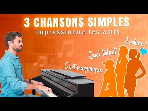JOUE 3 CHANSONS FACILES en 5 min au PIANO ⏱️ (sans solfège)