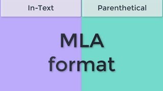 MLA Style: In-text & Parenthetical Citations