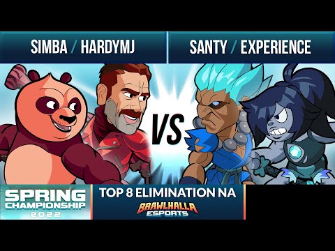 Simba & Hardymj vs Santy & Experience - Top 8 Elimination - Spring Championship 2022 - NA 2v2
