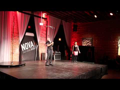 Aaron Bonk's dangerous Sword Juggling and Mayven Missbehavin sings at historic DTSP venue NOVA 535