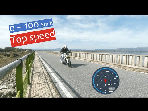 BMW G310R 0-100 km/h & Top Speed | GPS