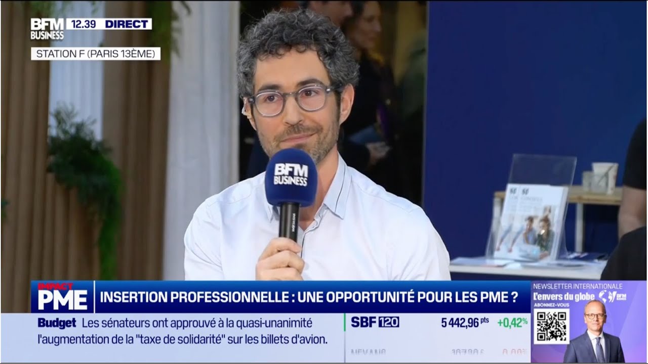 Futur et insertion : David, notre DG, s'exprime sur BFMTV? - YouTube