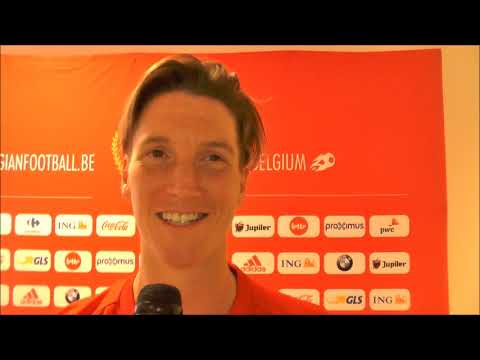 Aline Zeler après Belgique - Thaïlande le 01 06 2019