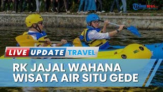 Momen Peresmian Situ Gede Bogor, Ridwan Kamil Diserbu Emak-emak hingga Jajal Wahana Seru