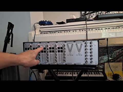 Simmons SDSV Demo of Sound Modules and Operation of Controls