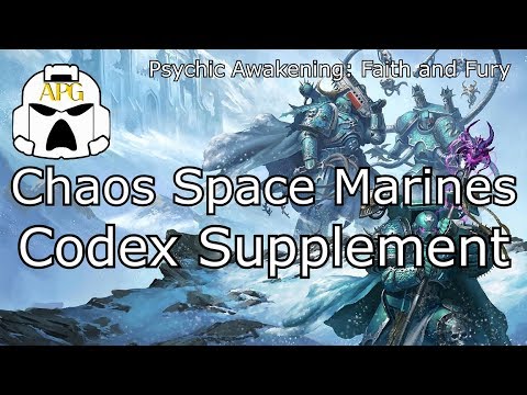 Chaos Space Marine Codex Supplement Review - Psychic Awakening: Faith and Fury