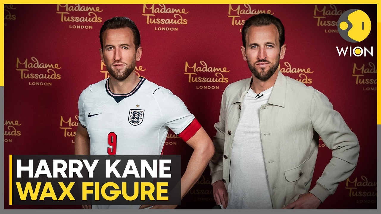 Harry Kane Stunned By His Own Wax Figure At Madame Tussauds London | WION Pulse