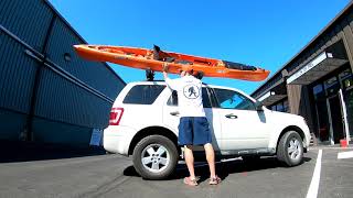 How I Load My Kayak Onto the Car Without Picking it Up