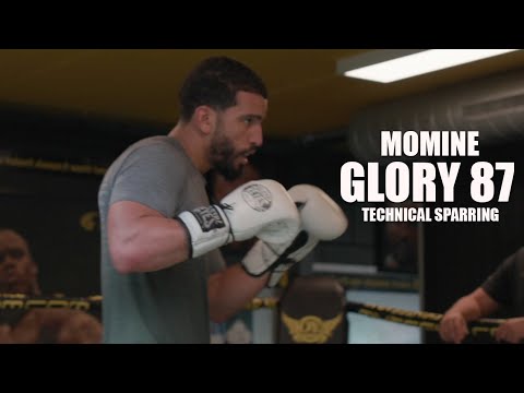 Mohamed Amine TECHNICAL SPARRING before GLORY 87 heavyweight debut!
