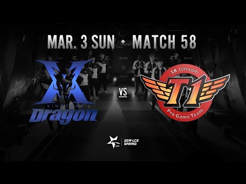 [2019 LCK SPRING] 0303 Match58 : KZ vs SKT Highlight