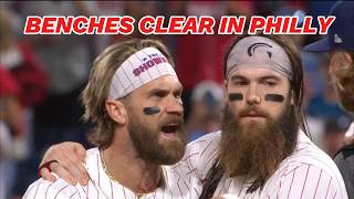 Benches Clear in Philadelphia After Nick Castellanos is Hit By Pitch, Edwin Uceta is Ejected