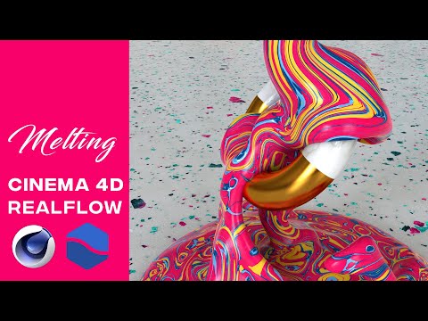 Cinema 4D RealFLow Tutorial Cute Particle Animation