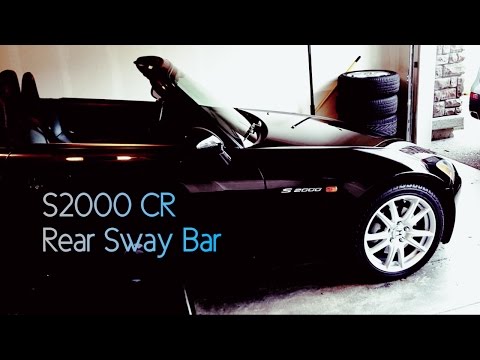 S2000 CR Rear Sway Bar Install | Making The Ap1 Less Twitchy