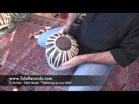 Tabla Repair 1 - Tightening up your tabla with Ty Burhoe