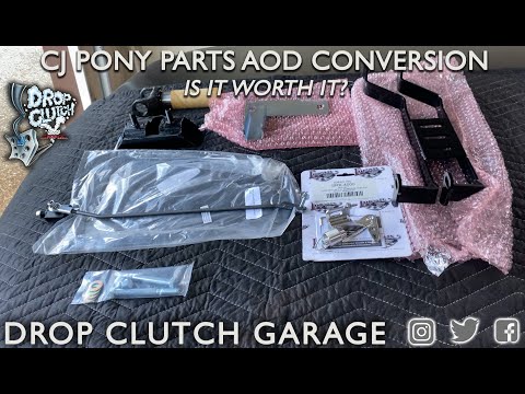 CJ Pony Parts AOD Conversion Kit - Worth it? - Mustang Transmission Upgrade - 4K