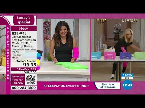 Joy CleanBoss Soft Compression Cold/Hot 360 Therapy Slee...