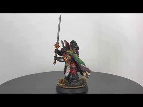 Dark Angels Corswain finished paint job