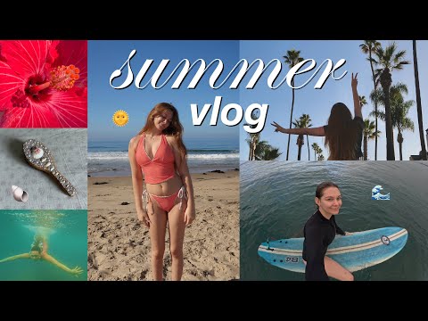 come spend my entire summer with me | crafts, shopping, beach days, and more🌞