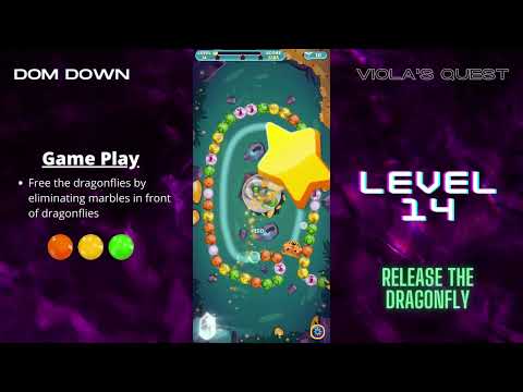 Viola's Quest 🟣🟠🔴 / Level 14 / Dom Down