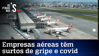 Companhias aéreas que demitiram não vacinados agora cancelam voos por afastamento de vacinados