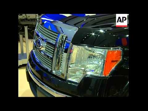 Cattle drive used to open tyhe Detroit car show