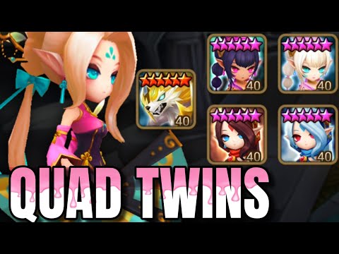 Defeat & Repeat Quad TAG TEAM Comp ft. Twins - Summoners War