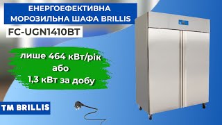 Шкаф морозильный инвенторный энергоэффективный BRILLIS FC-UGN1410BT