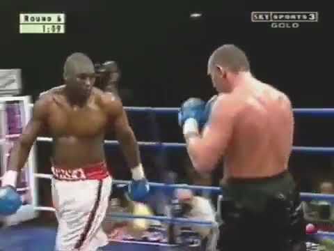 Danny Williams knocking out Potter with dislocated shoulder